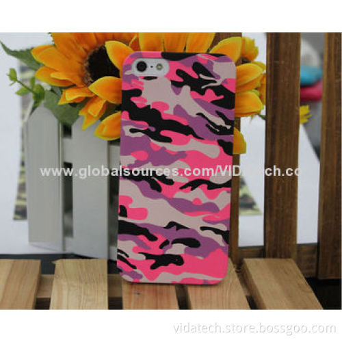 Camouflage Rubber Oil Print/Water-transfer Printed PC Case for iPhone 6/6S, Manufacturer